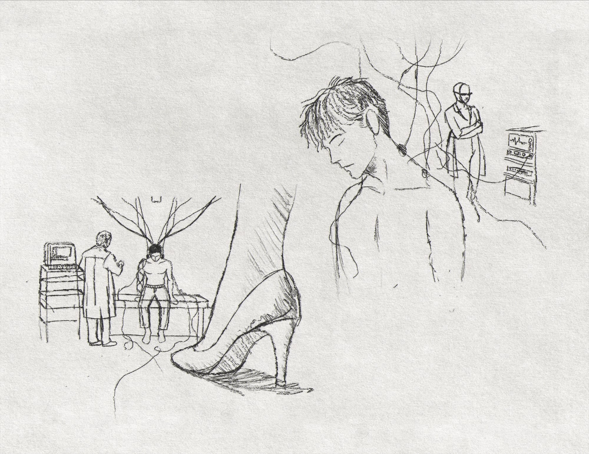 Resurgence concept art, split diopter framing studies 1 and 2